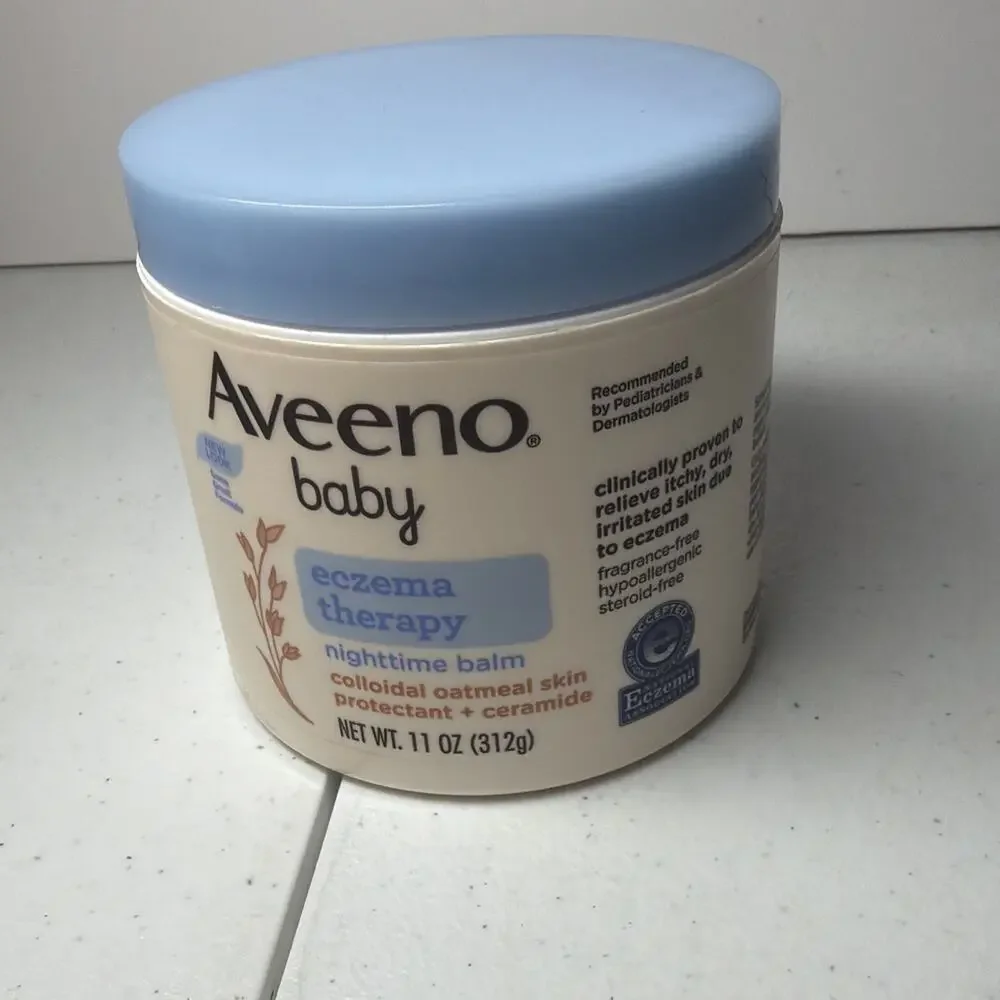 Aveeno Baby Eczema Therapy Nighttime Balm, Large Size 11 oz - Brand NEW!